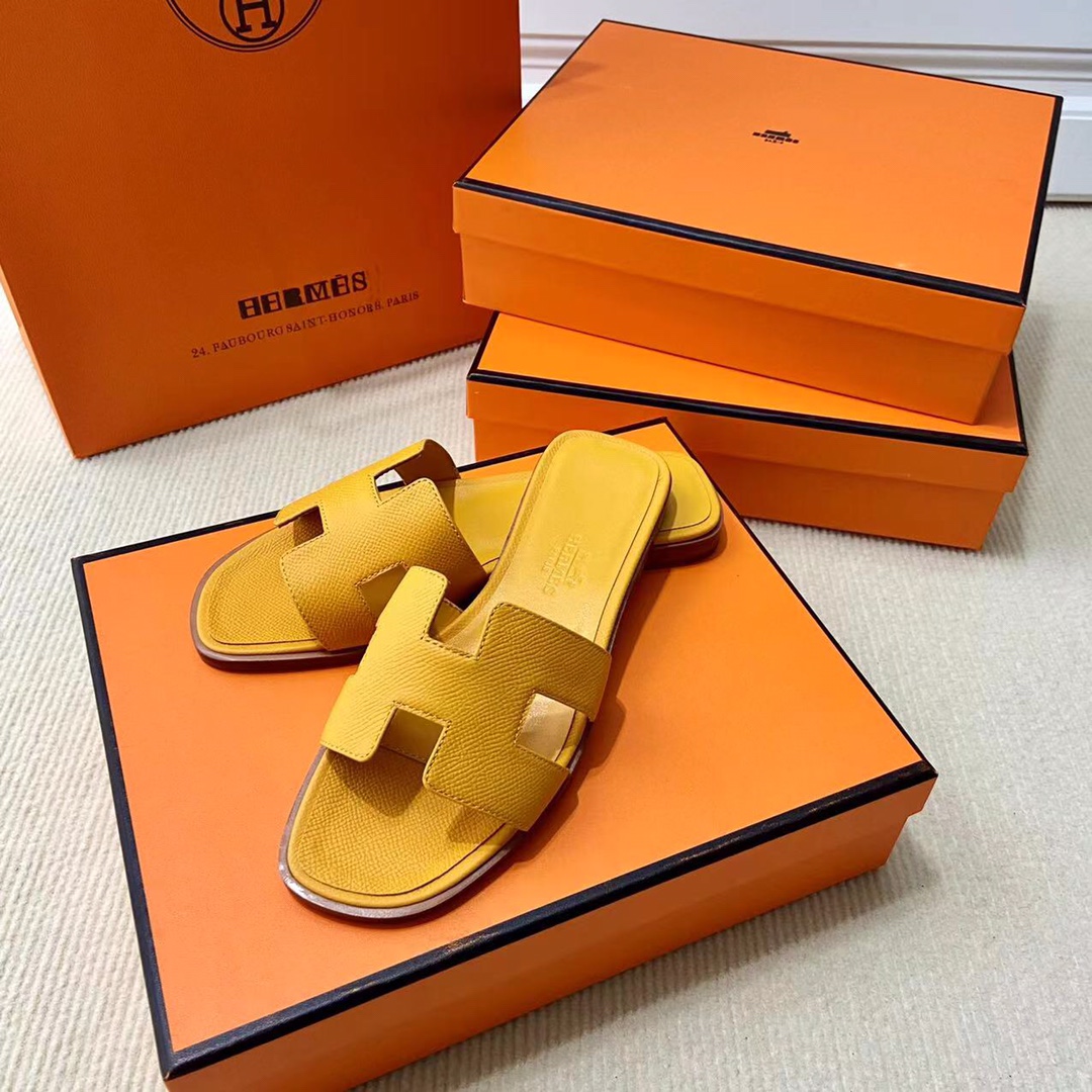 에르메스 올수공 오란 슬리퍼 샌들 앱송 30